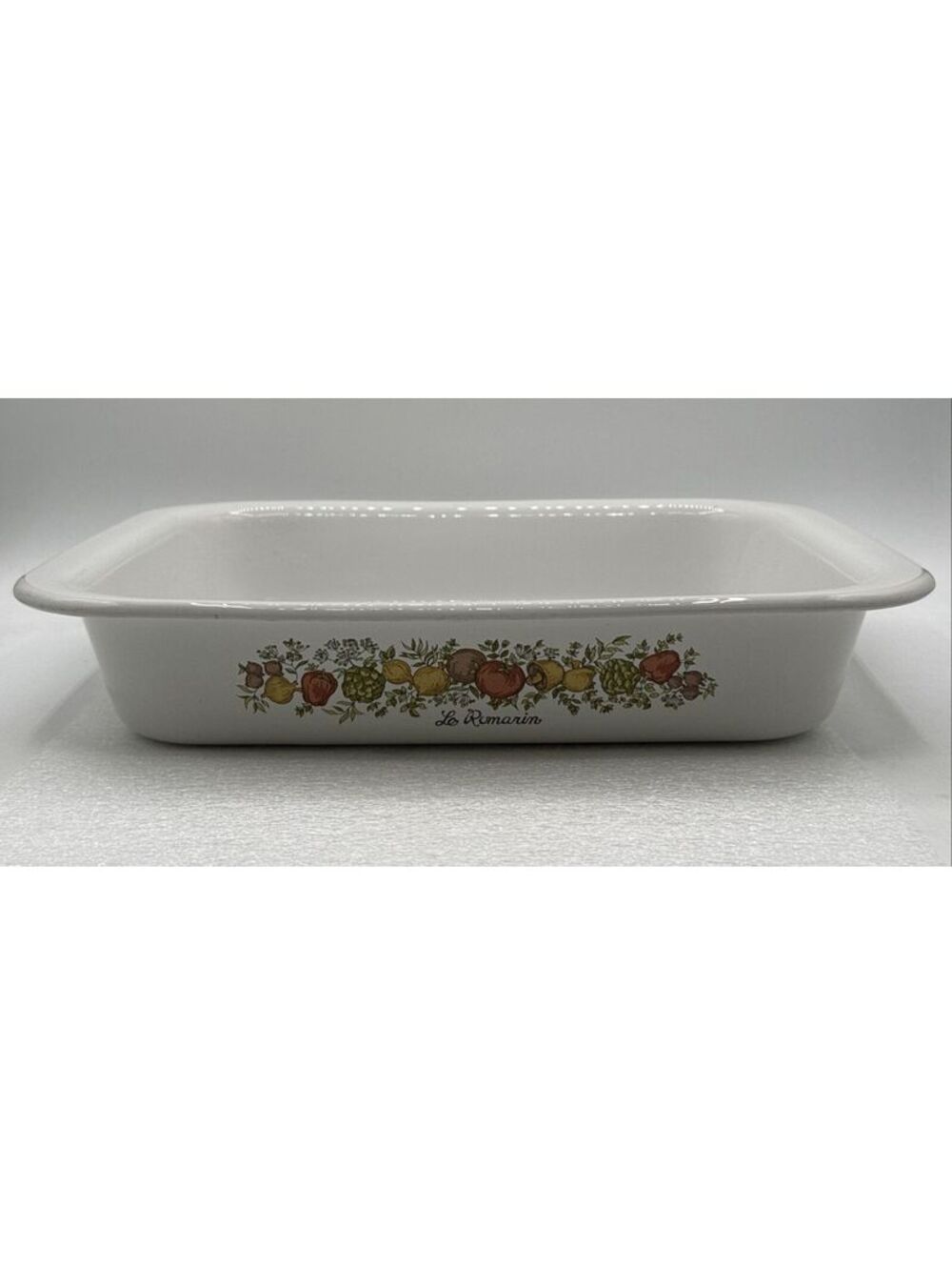Corning Ware Le Romarin Spice Of Life A-21 Lasagna Pan Baking Dish Vintage